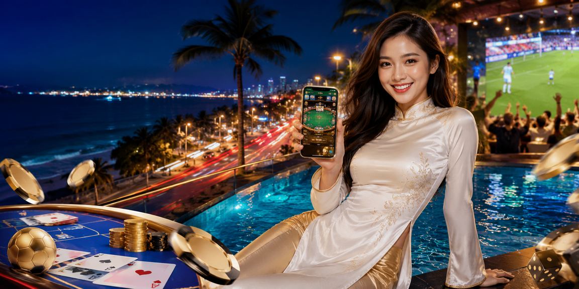 Phụ nữ mặc áo dài tại Phan Thiết tham gia baccarat trực tuyến trên thiết bị di động