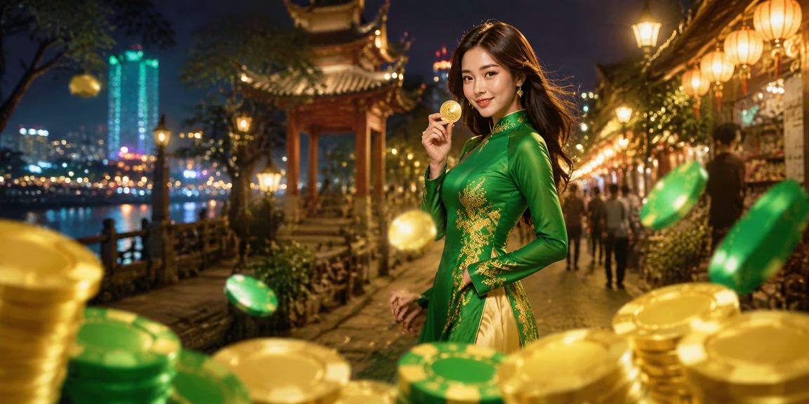 Người dùng Sài Gòn trải nghiệm casino trực tuyến vào buổi tối tại chợ đêm